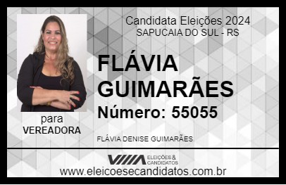 Candidato FLÁVIA GUIMARÃES 2024 - SAPUCAIA DO SUL - Eleições