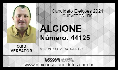 Candidato ALCIONE 2024 - QUEVEDOS - Eleições