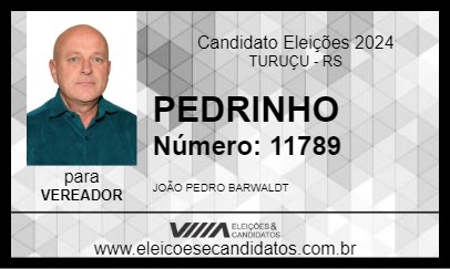 Candidato PEDRINHO 2024 - TURUÇU - Eleições