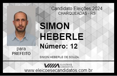 Candidato SIMON HEBERLE 2024 - CHARQUEADAS - Eleições