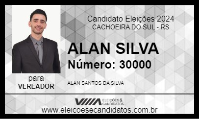 Candidato ALAN SILVA 2024 - CACHOEIRA DO SUL - Eleições