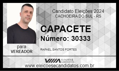 Candidato CAPACETE 2024 - CACHOEIRA DO SUL - Eleições