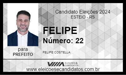 Candidato FELIPE 2024 - ESTEIO - Eleições