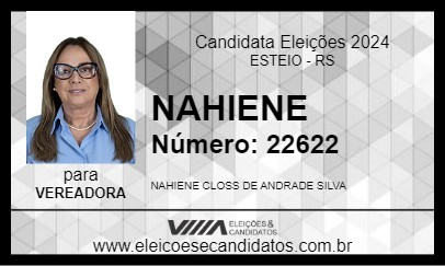 Candidato NAHIENE 2024 - ESTEIO - Eleições