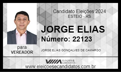 Candidato JORGE ELIAS 2024 - ESTEIO - Eleições