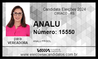 Candidato ANALU 2024 - CIRÍACO - Eleições