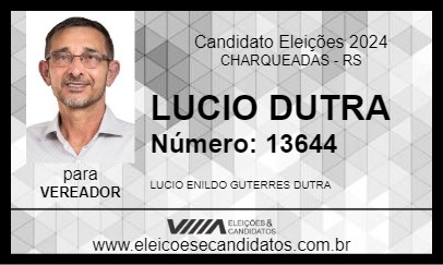 Candidato LUCIO DUTRA 2024 - CHARQUEADAS - Eleições