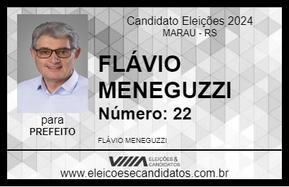 Candidato FLÁVIO MENEGUZZI 2024 - MARAU - Eleições