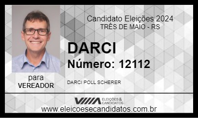 Candidato DARCI 2024 - TRÊS DE MAIO - Eleições