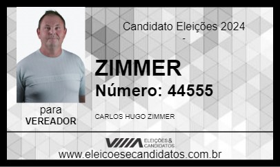 Candidato ZIMMER 2024 - CACHOEIRA DO SUL - Eleições