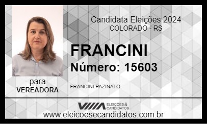 Candidato FRANCINI 2024 - COLORADO - Eleições