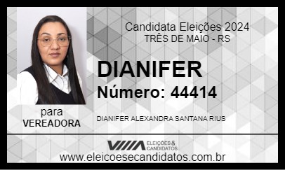 Candidato DIANIFER 2024 - TRÊS DE MAIO - Eleições