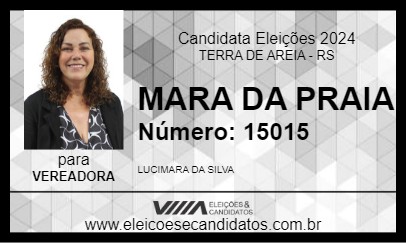 Candidato MARA DA PRAIA 2024 - TERRA DE AREIA - Eleições