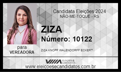 Candidato ZIZA 2024 - NÃO-ME-TOQUE - Eleições