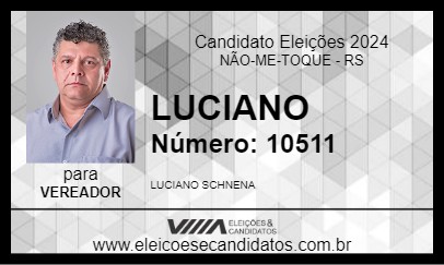 Candidato LUCIANO 2024 - NÃO-ME-TOQUE - Eleições