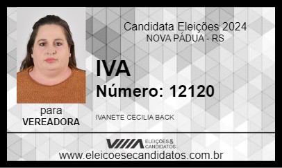 Candidato IVA 2024 - NOVA PÁDUA - Eleições