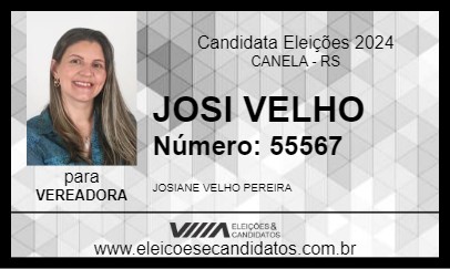 Candidato JOSI VELHO 2024 - CANELA - Eleições