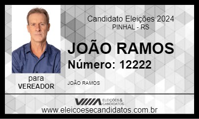 Candidato JOÃO RAMOS 2024 - PINHAL - Eleições