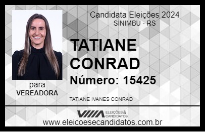 Candidato TATIANE CONRAD 2024 - SINIMBU - Eleições