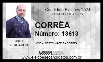 Candidato CORRÊA 2024 - DOM PEDRITO - Eleições