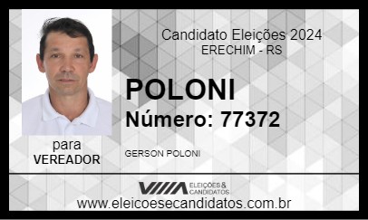 Candidato POLONI 2024 - ERECHIM - Eleições