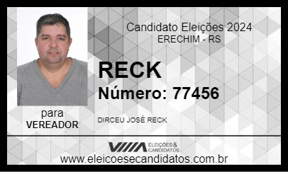 Candidato RECK 2024 - ERECHIM - Eleições