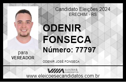 Candidato ODENIR FONSECA 2024 - ERECHIM - Eleições