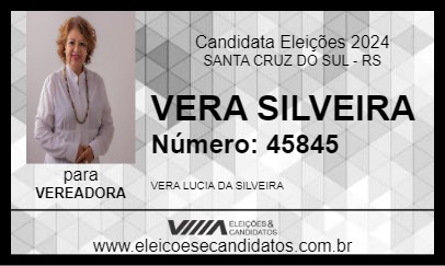 Candidato VERA SILVEIRA 2024 - SANTA CRUZ DO SUL - Eleições