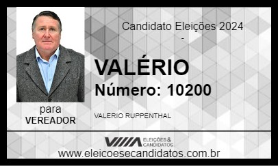 Candidato VALÉRIO 2024 - CRISSIUMAL - Eleições