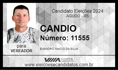 Candidato CANDIO 2024 - AGUDO - Eleições