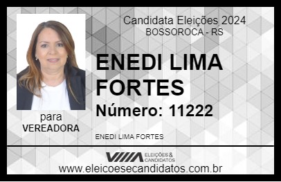 Candidato ENEDI LIMA FORTES 2024 - BOSSOROCA - Eleições