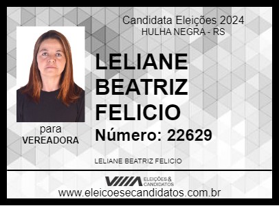 Candidato BIA FELICIO 2024 - HULHA NEGRA - Eleições