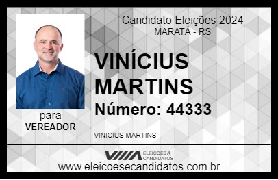 Candidato VINÍCIUS MARTINS 2024 - MARATÁ - Eleições