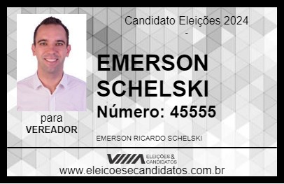 Candidato EMERSON SCHELSKI 2024 - ERECHIM - Eleições