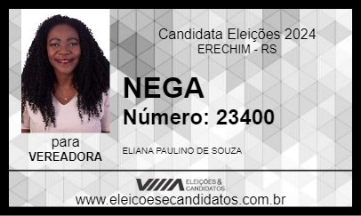 Candidato NEGA 2024 - ERECHIM - Eleições