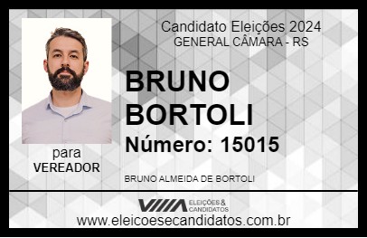 Candidato BRUNO BORTOLI 2024 - GENERAL CÂMARA - Eleições