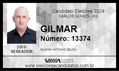 Candidato GILMAR 2024 - CARLOS GOMES - Eleições