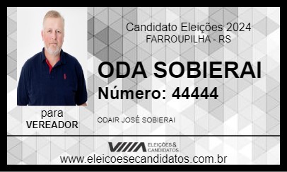 Candidato ODA SOBIERAI 2024 - FARROUPILHA - Eleições