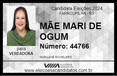 Candidato MÃE MARI DE OGUM 2024 - FARROUPILHA - Eleições