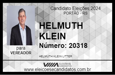 Candidato HELMUTH KLEIN 2024 - PORTÃO - Eleições