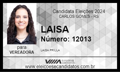 Candidato LAISA 2024 - CARLOS GOMES - Eleições