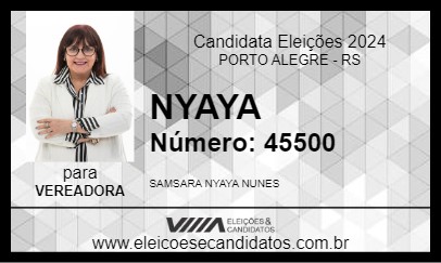 Candidato NYAYA 2024 - PORTO ALEGRE - Eleições