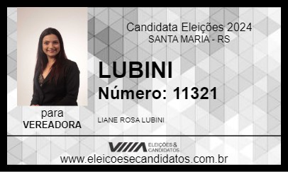 Candidato LUBINI 2024 - SANTA MARIA - Eleições