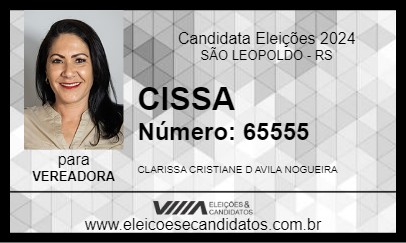 Candidato CISSA 2024 - SÃO LEOPOLDO - Eleições