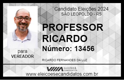 Candidato PROFESSOR RICARDO 2024 - SÃO LEOPOLDO - Eleições