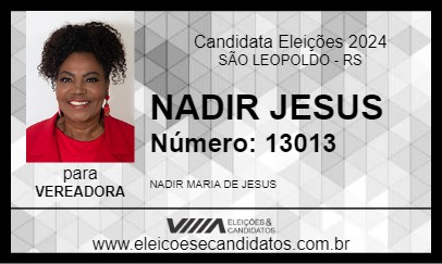 Candidato NADIR JESUS 2024 - SÃO LEOPOLDO - Eleições