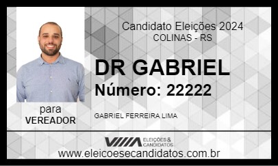 Candidato DR GABRIEL 2024 - COLINAS - Eleições