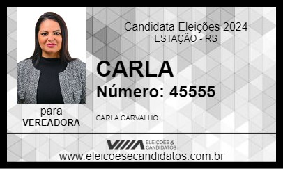 Candidato CARLA 2024 - ESTAÇÃO - Eleições