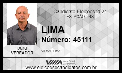 Candidato LIMA 2024 - ESTAÇÃO - Eleições