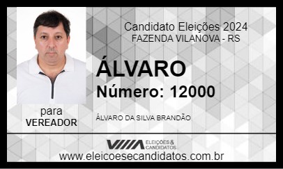 Candidato ÁLVARO 2024 - FAZENDA VILANOVA - Eleições